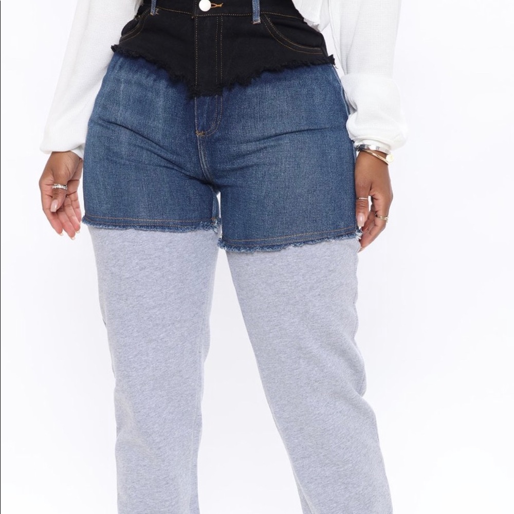 Denim Sweatpant Joggers